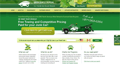 Desktop Screenshot of greenvehicledisposal.com